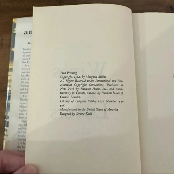Margaret Millar Wives and Lovers 1st Edition Book - Picture 3 of 6